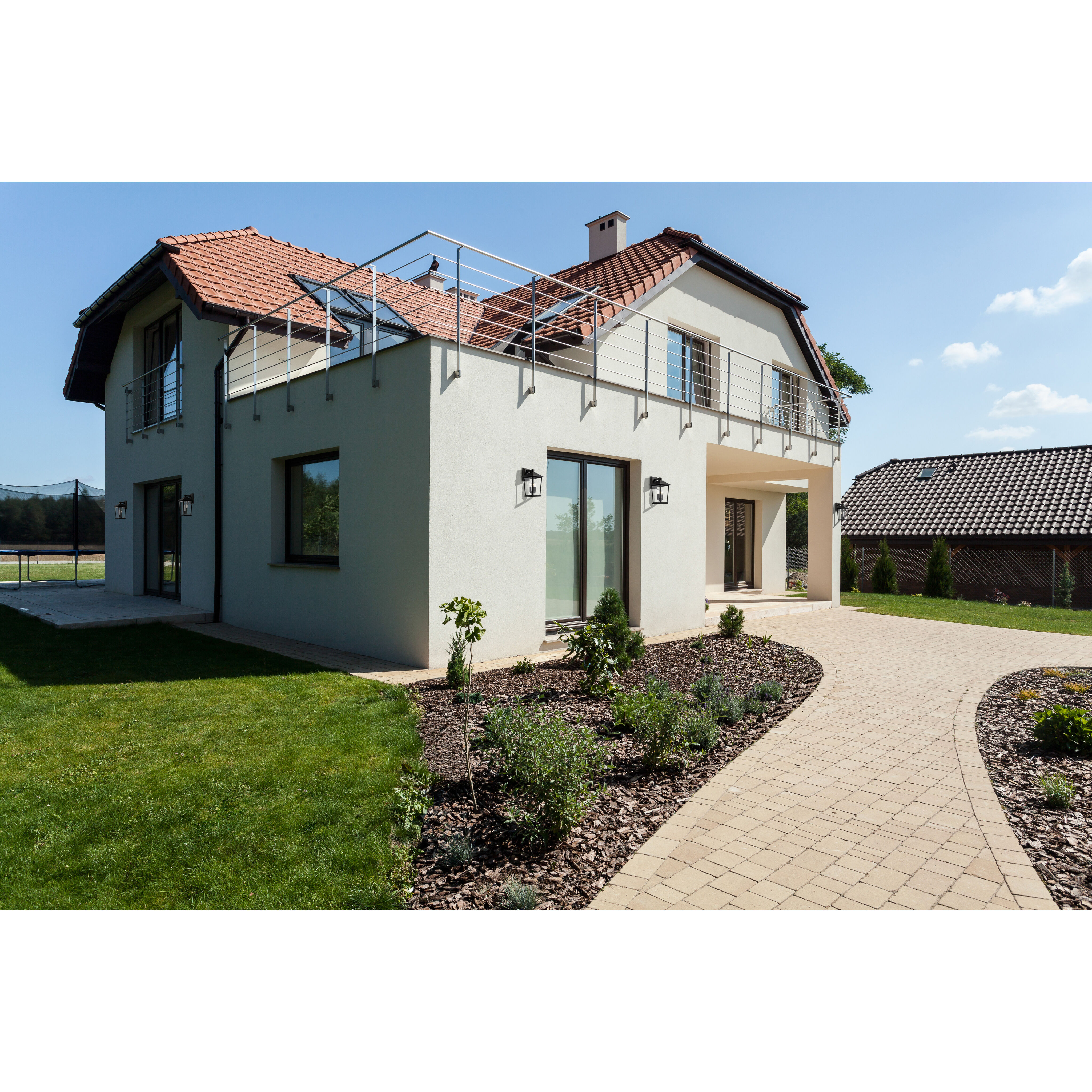 Beacon 2 Light 15 inch Oil Rubbed Bronze Outdoor Wall Light