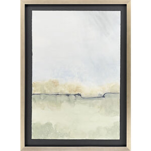 Storm Green and Black and Neutral and White Framed Art