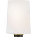 Declan 1 Light 6.75 inch Heritage Brass with Black Oxide Bath Light Wall Light