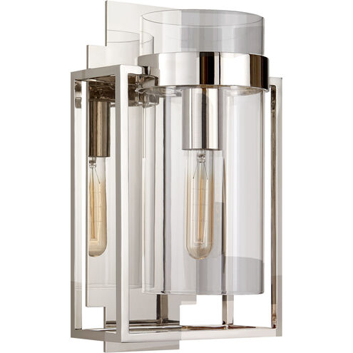 Ian K. Fowler Presidio 1 Light 8 inch Polished Nickel Caged Sconce Wall Light, Small