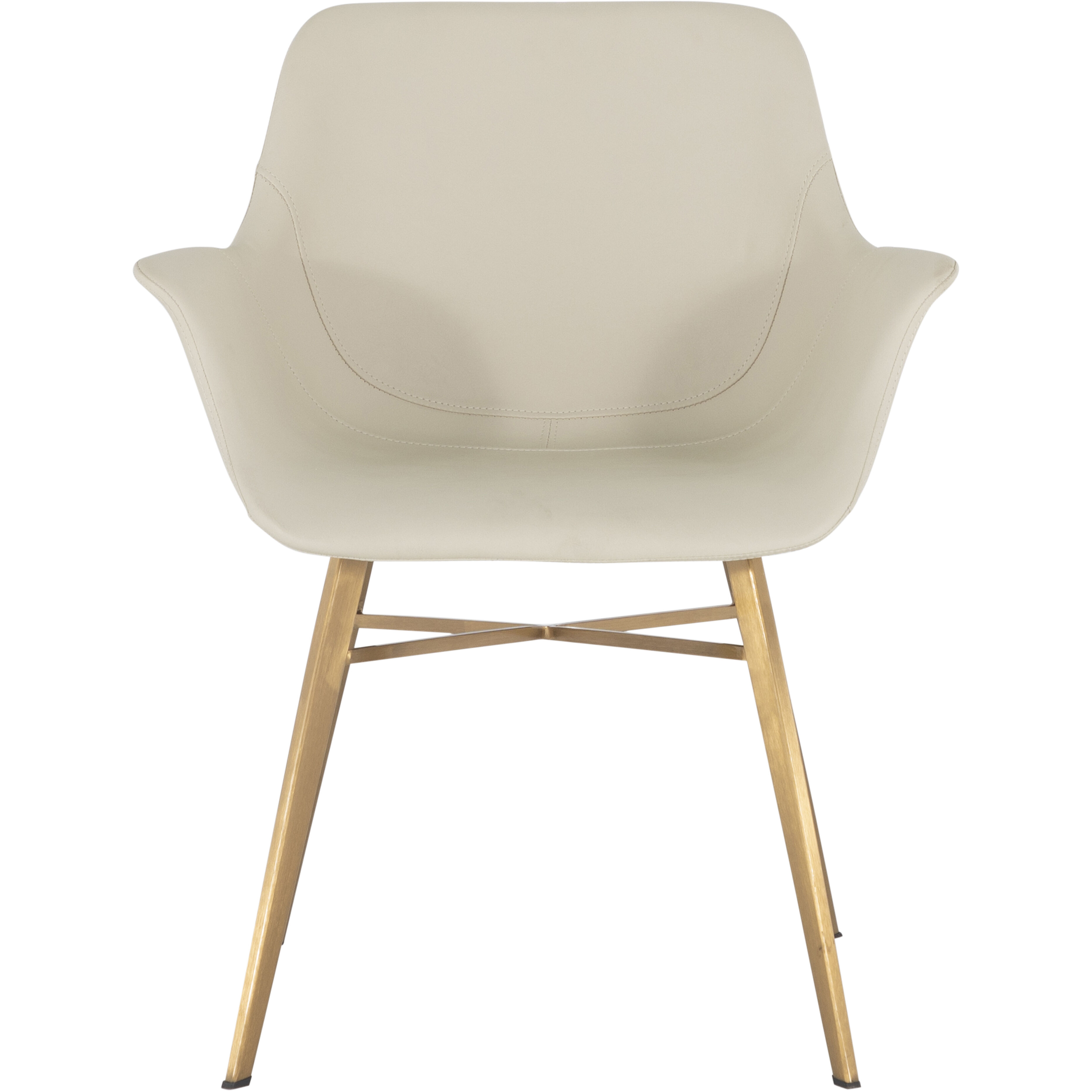 Channing White & Ivory / Yellow Dining Chair