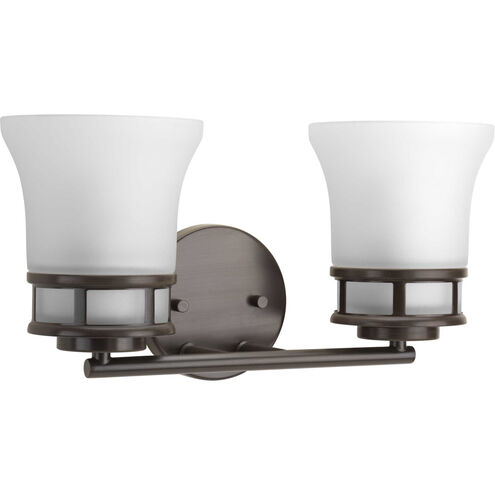 Cascadia 2 Light 16 inch Antique Bronze Bath Vanity Wall Light