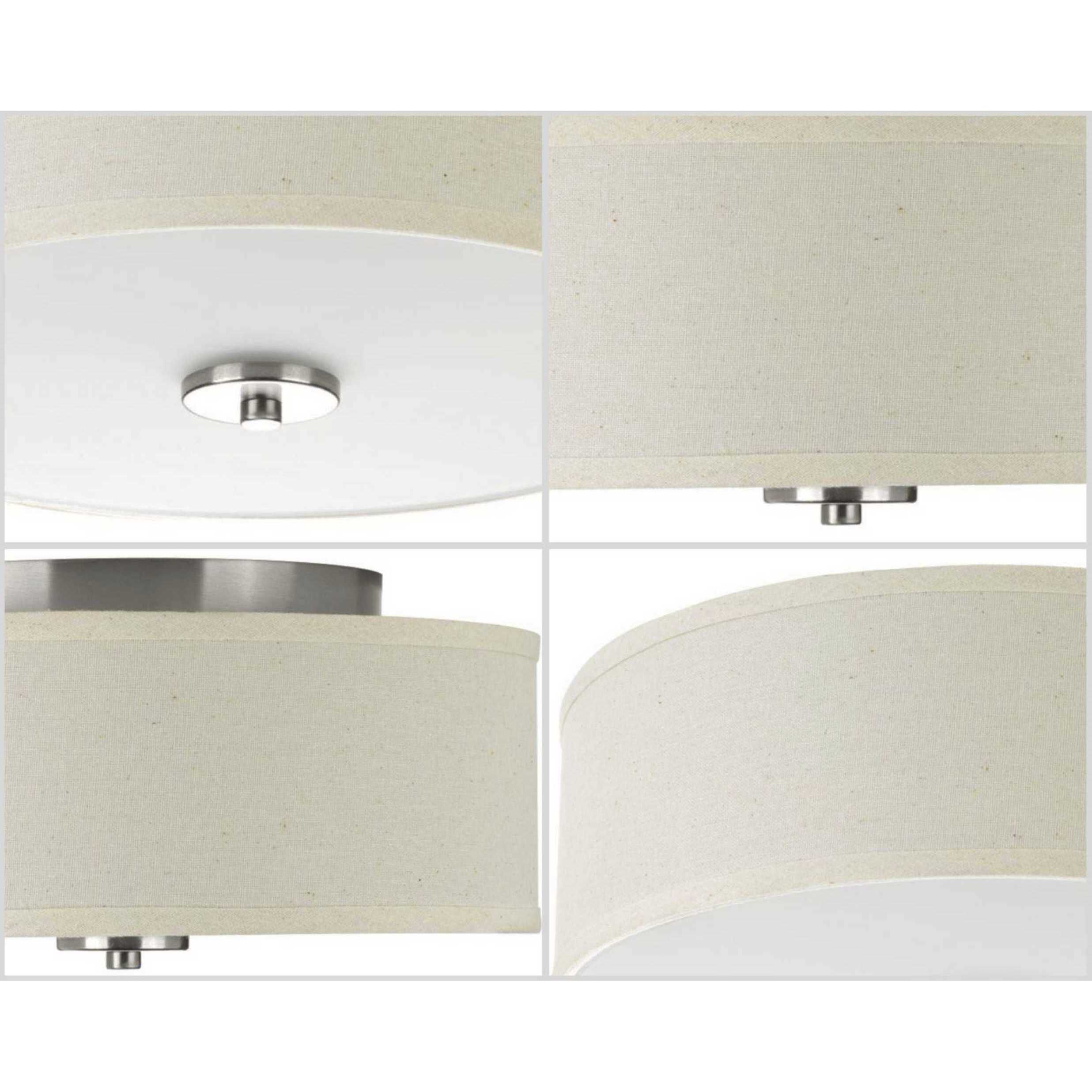Mark 2 Light 13 inch Brushed Nickel Flush Mount Ceiling Light
