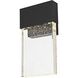 Ronin 1 Light 11 inch Black Outdoor Wall Sconce