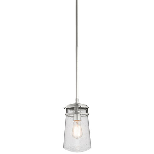 Lyndon 1 Light 6 inch Brushed Aluminum Outdoor Hanging Pendant