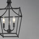 Clifton 3 Light 11.5 inch Black Single Pendant Ceiling Light