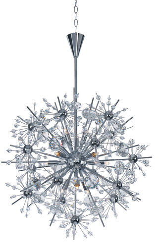 Starfire 11 Light 22 inch Polished Chrome Chandelier Ceiling Light