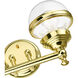 Oldwick 2 Light 15 inch Polished Brass Bath Vanity Wall Light