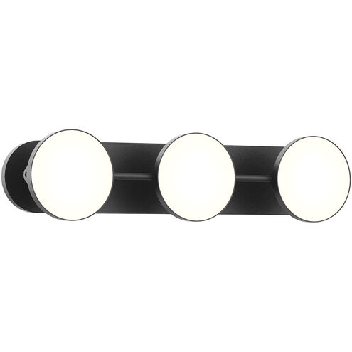 Novel LED 21.25 inch Black Bath Vanity Light Wall Light