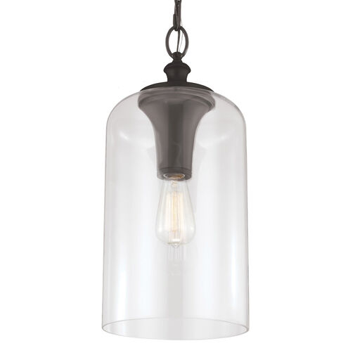 Flock 1 Light 9 inch Oil Rubbed Bronze Pendant Ceiling Light