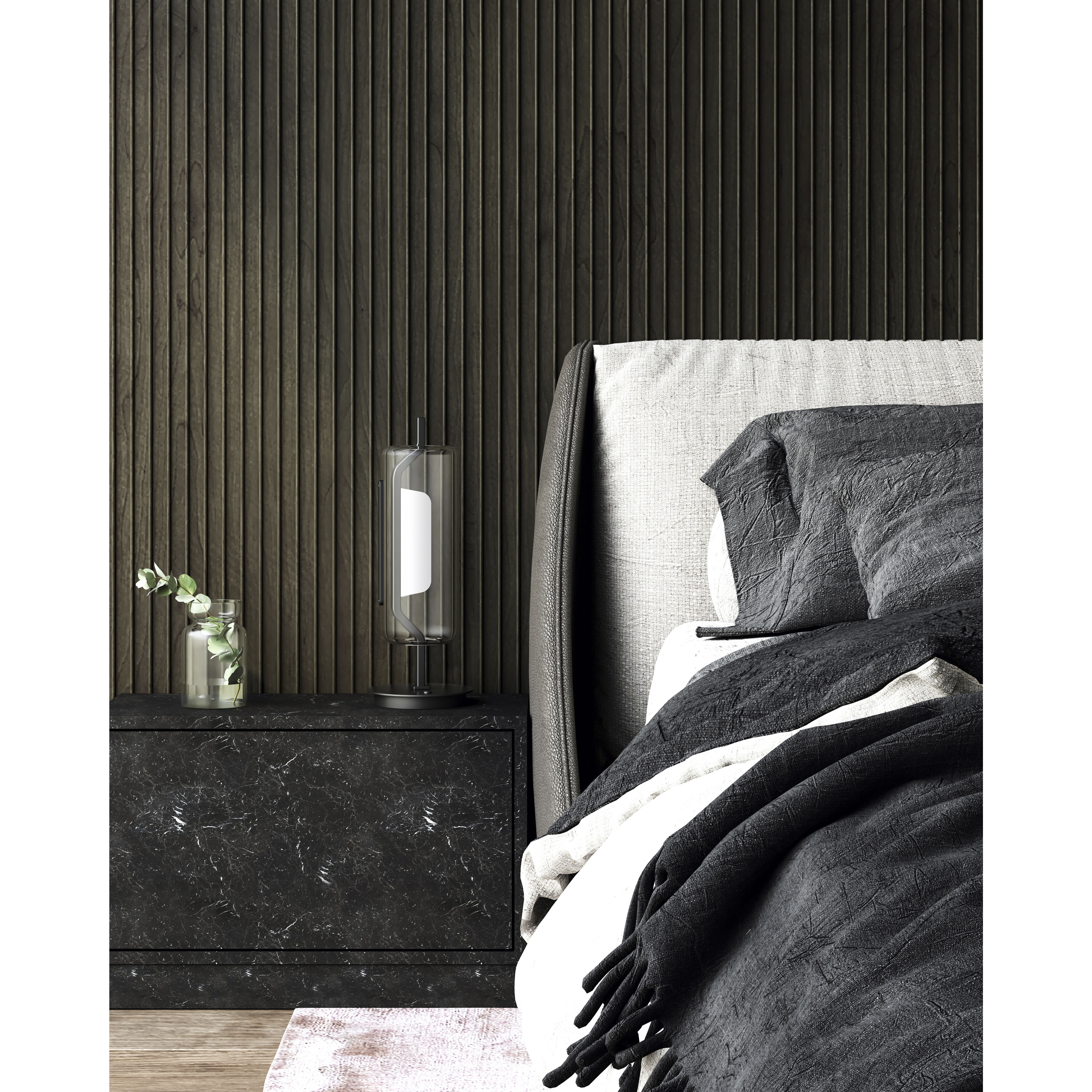 Hilo 17.63 inch 9 watt Black Table Lamp Portable Light