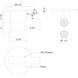 Downey LED 4.38 inch White Semi-Flush Mount Ceiling Light