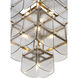 Kiori 9 Light 22.75 inch Legacy Brass Pendant Ceiling Light