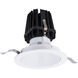 FQ Integrated LED White Recessed Trim in 1800-3000K, 4" LED