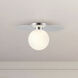 Elixir LED 14.13 inch Chrome Flush Mount Ceiling Light