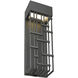 Aspen LED 6 inch Matte Black ADA Wall Sconce Wall Light