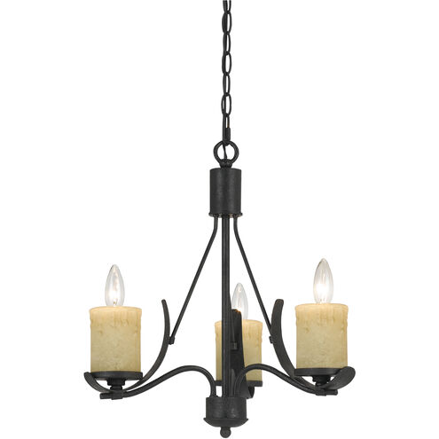 Morelis 3 Light 18 inch Black Smith Chandelier Ceiling Light