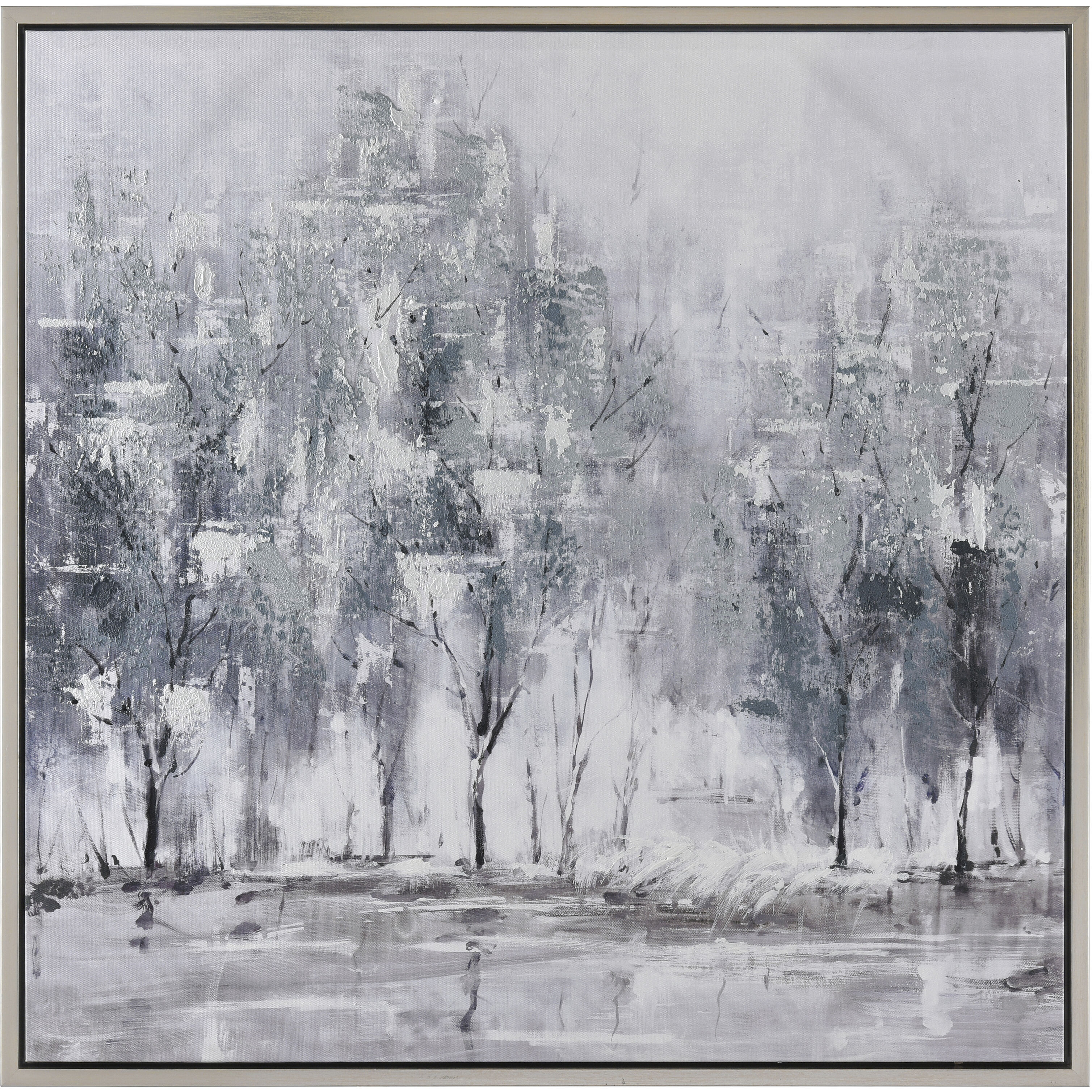 Kearns Forest Gray Framed Wall Art