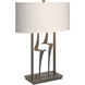 Antasia 24.7 inch 100 watt Dark Smoke Table Lamp Portable Light in Flax