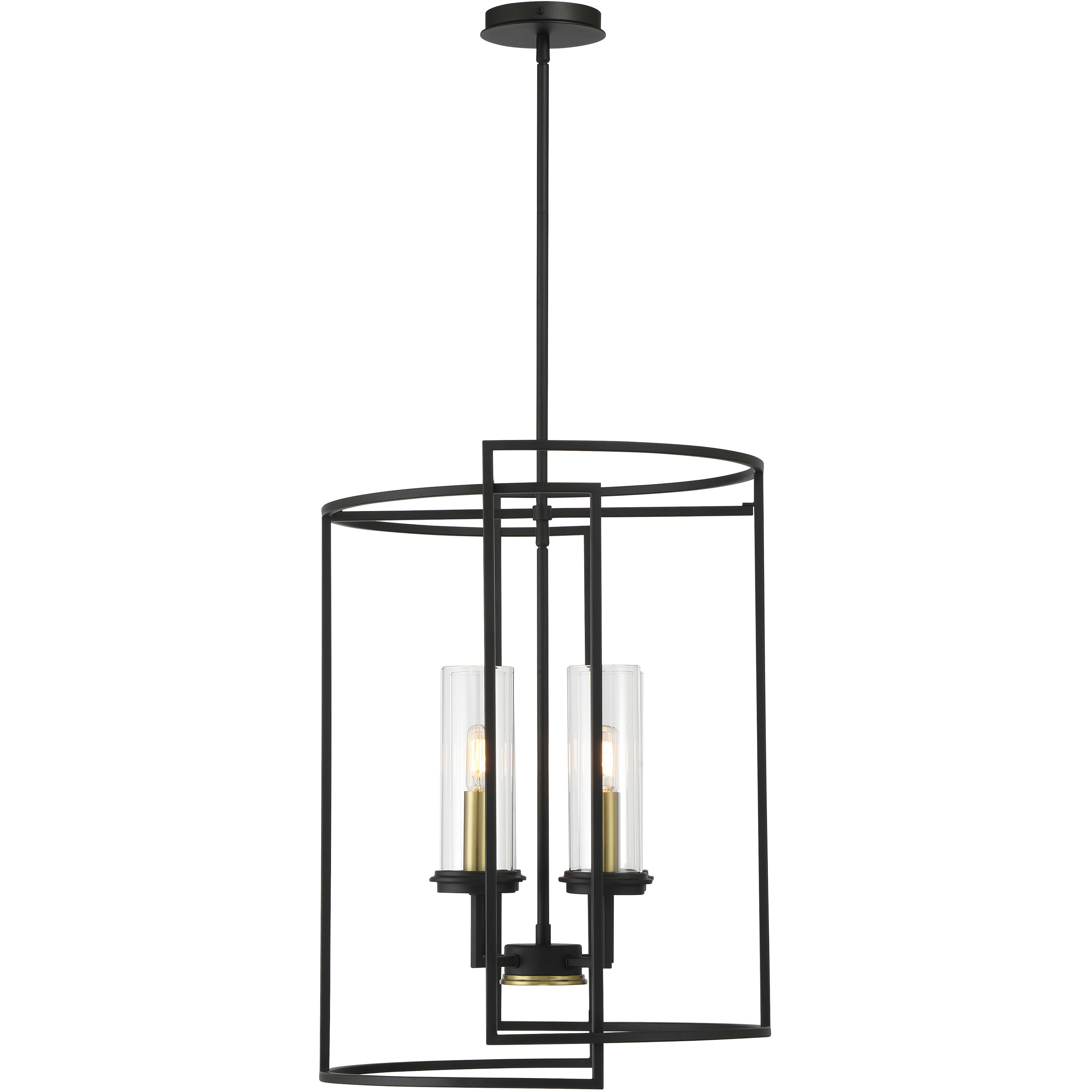 Hillstone 4 Light 18.5 inch Soft Brass And Sand Coal Pendant Ceiling Light