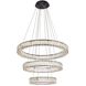 Monroe 3 Light 32 inch Black Chandelier Ceiling Light