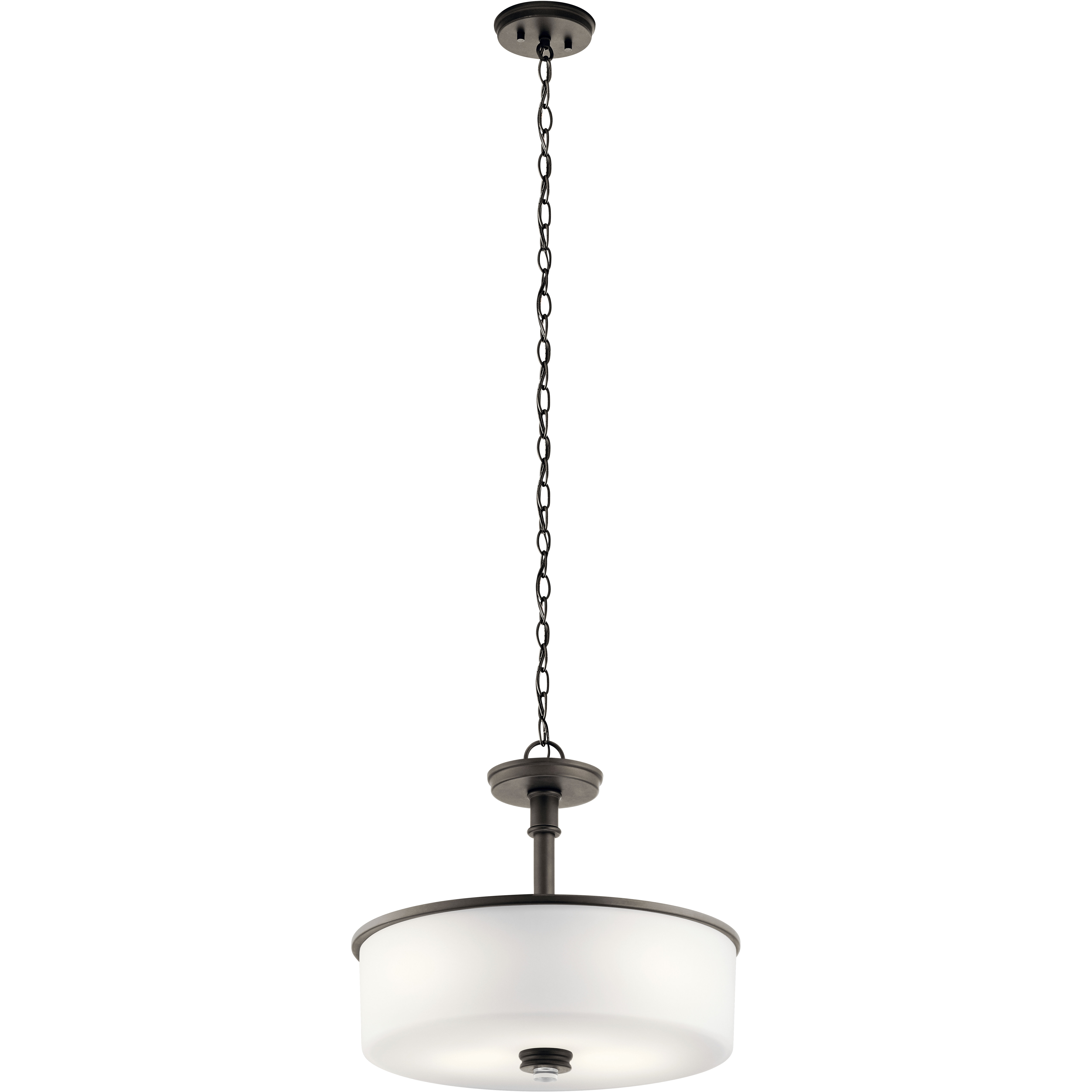 Joelson 3 Light 18 inch Olde Bronze Pendant/Semi Flush Ceiling Light in Incandescent