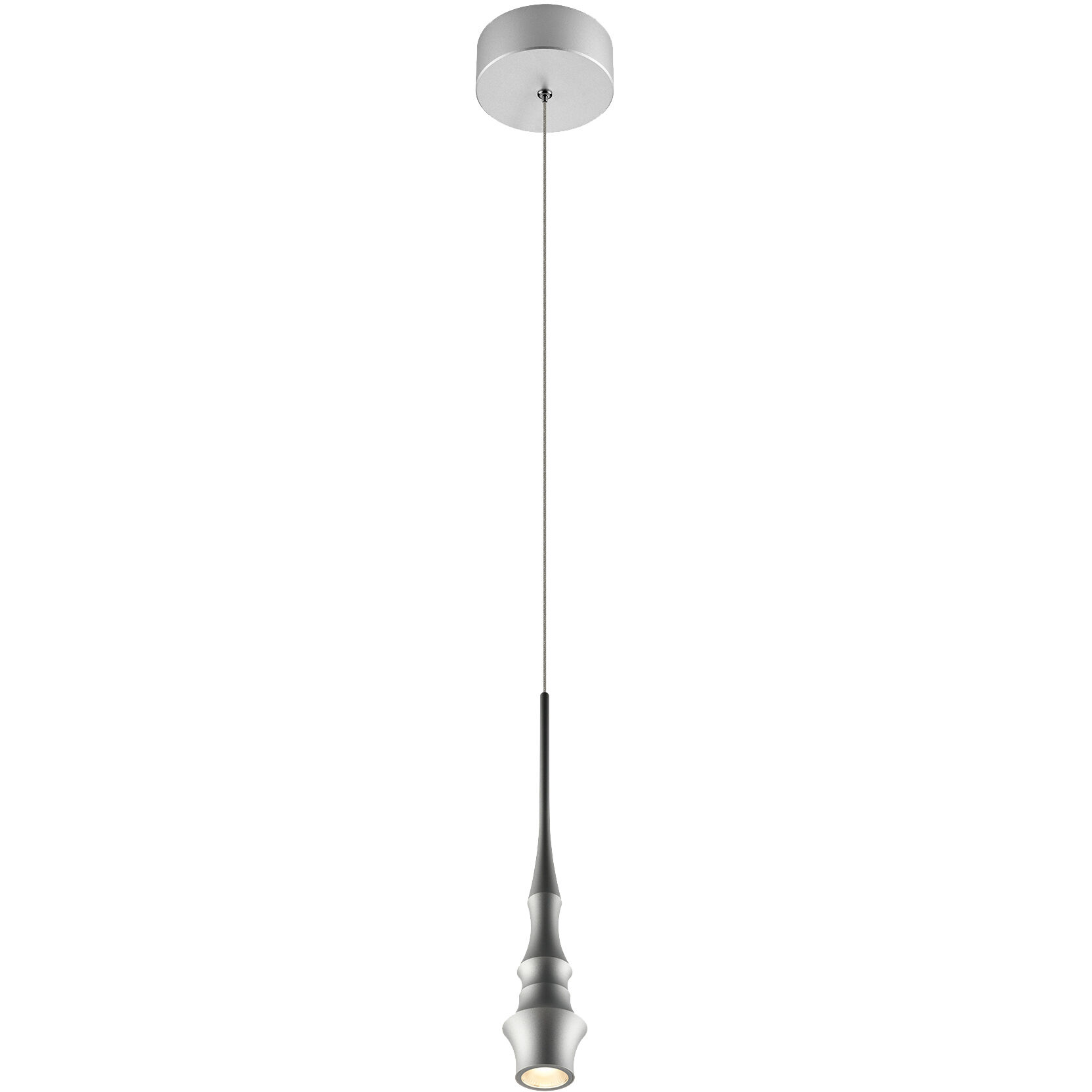 Polaris 5.25 inch Silver Pendant Ceiling Light