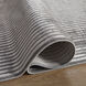 Livenza 130 X 94 inch Dark Grey Rug in 8 x 11