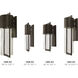 Shelter Outdoor Wall Mount Lantern in Buckeye Bronze, Non-LED