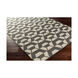 Rivington 96 X 30 inch Gray and Neutral Runner, Wool and Cotton