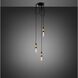 Hooked 3.0 LED 5.91 inch Brass Pendant Ceiling Light, Nude
