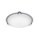 Yokohama 1 Light 16 inch White Flush Mount Ceiling Light, with Remote Control 