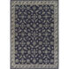 Castello 156 X 108 inch Blue and Green Area Rug, Wool