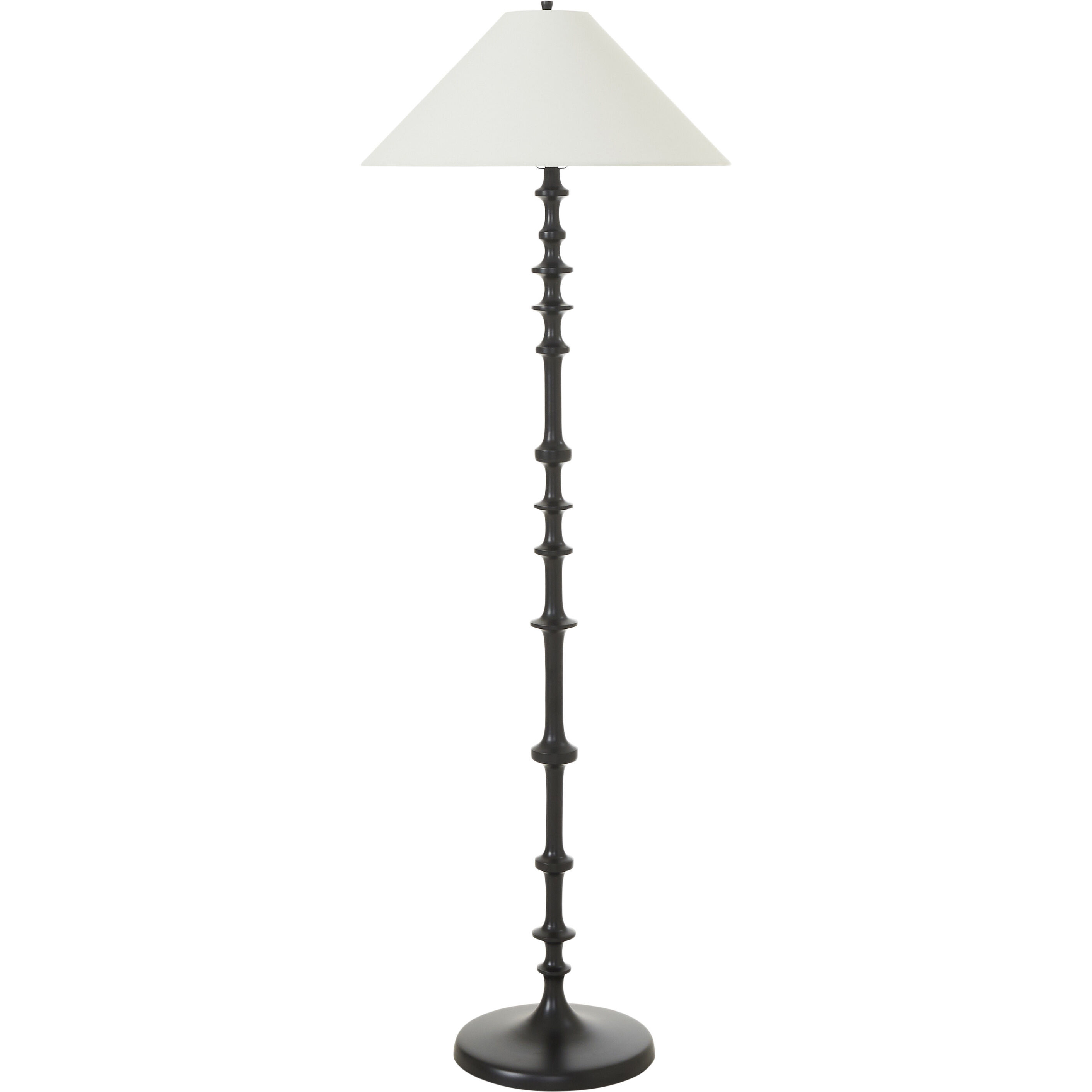 Petrus 62.5 inch Matte Black Floor Lamp Portable Light