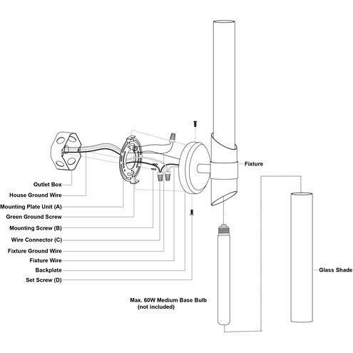 Webster LED 4.75 inch Natural Brass Bathroom Light Wall Light