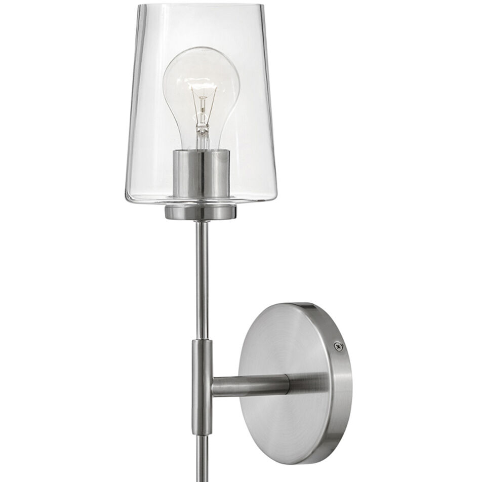 Kline LED 5 inch Brushed Nickel Sconce Wall Light