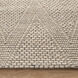 Natural Luxe 114 X 79 inch Light Grey Rug in 6 x 9