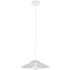 Embark 1 Light 16 inch White Pendant Ceiling Light