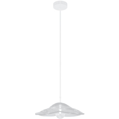 Embark 1 Light 16 inch White Pendant Ceiling Light