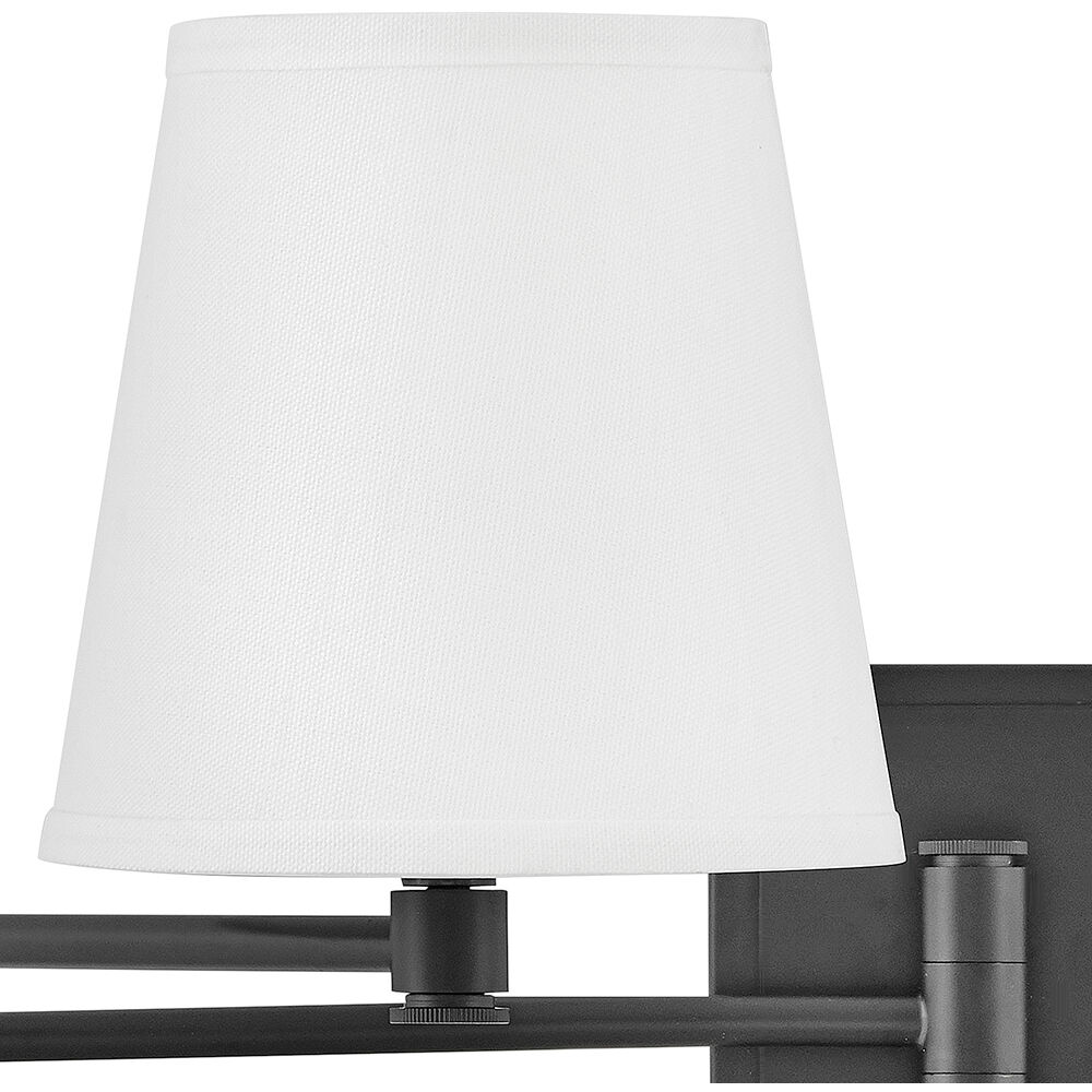 Beale 1 Light 7 inch Black Sconce Wall Light