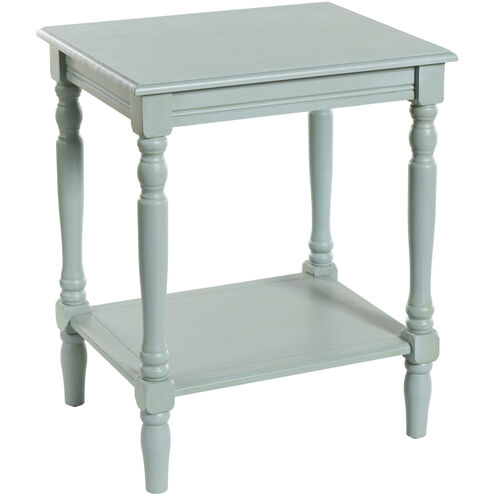 Sybil 24 X 19.5 inch Antique Ice Blue End/Side Table