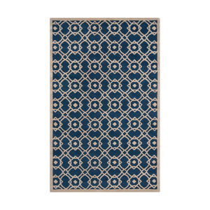 Goa 156 X 108 inch Blue and Neutral Area Rug, Wool