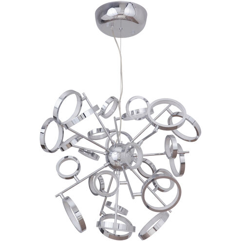 Mira LED 28.25 inch Chrome Chandelier Ceiling Light