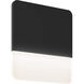 Alto 1 Light 1.5 inch Black ADA Wall Sconce Wall Light