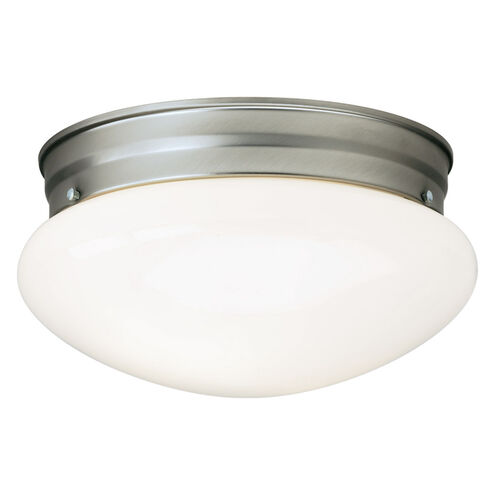 Signature 1 Light 8 inch Brushed Nickel Flush Mount Ceiling Light