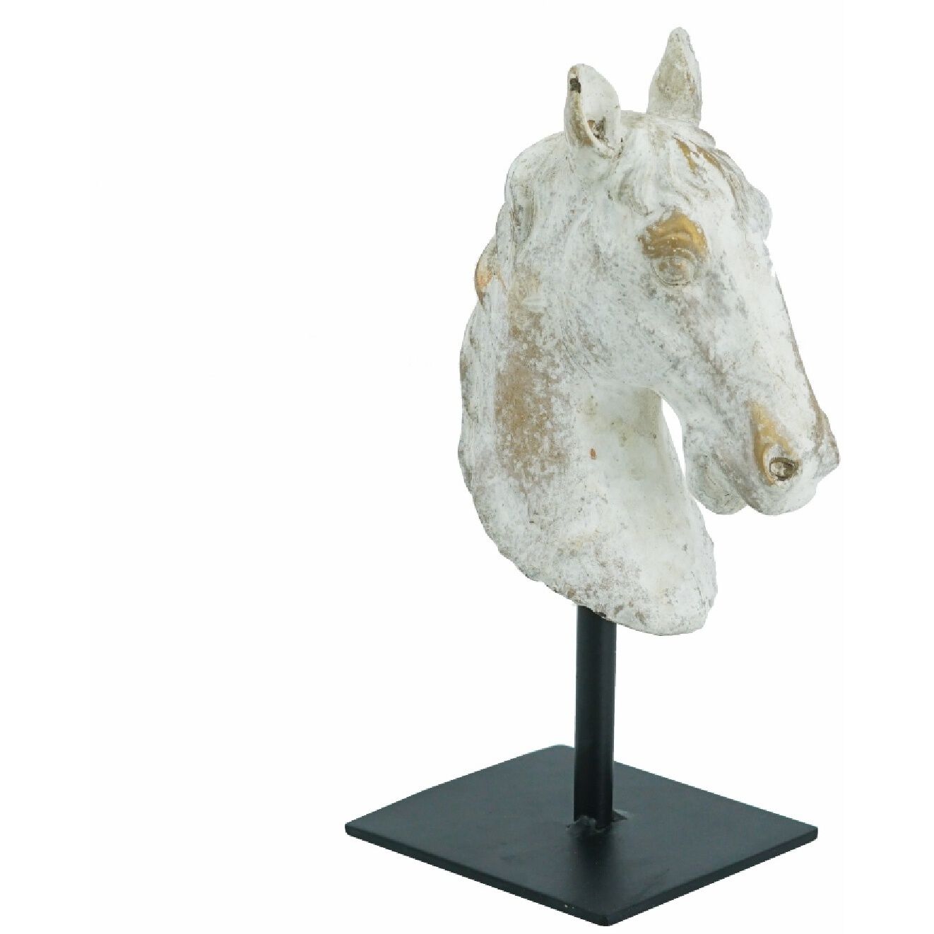 Anita Gray/Gold/Black Outdoor Statue