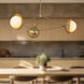 Alora Mood Perth 3 Light 39.88 inch Brushed Gold Chandelier Ceiling Light
