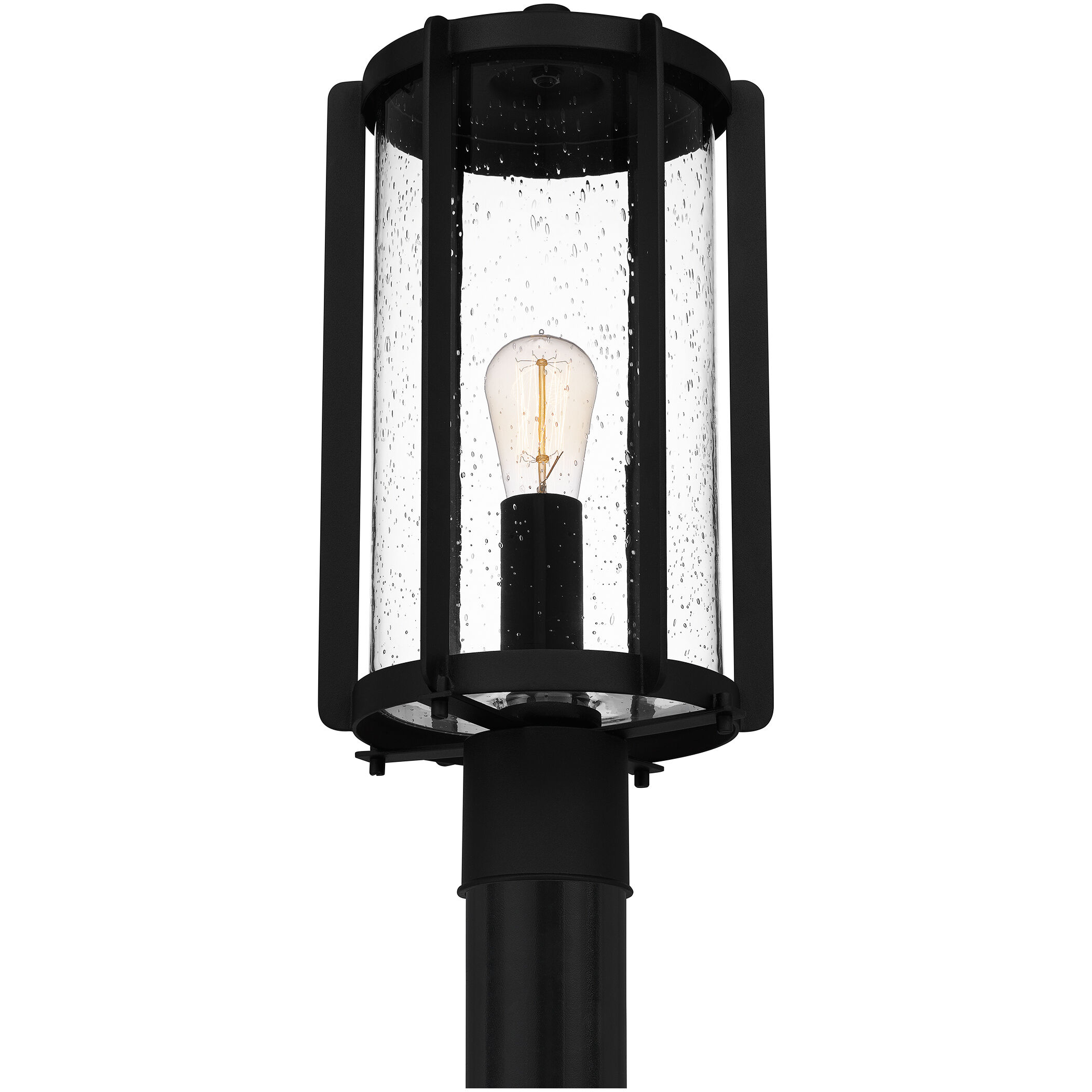 Hazel 1 Light 19 inch Earth Black Outdoor Post Lantern
