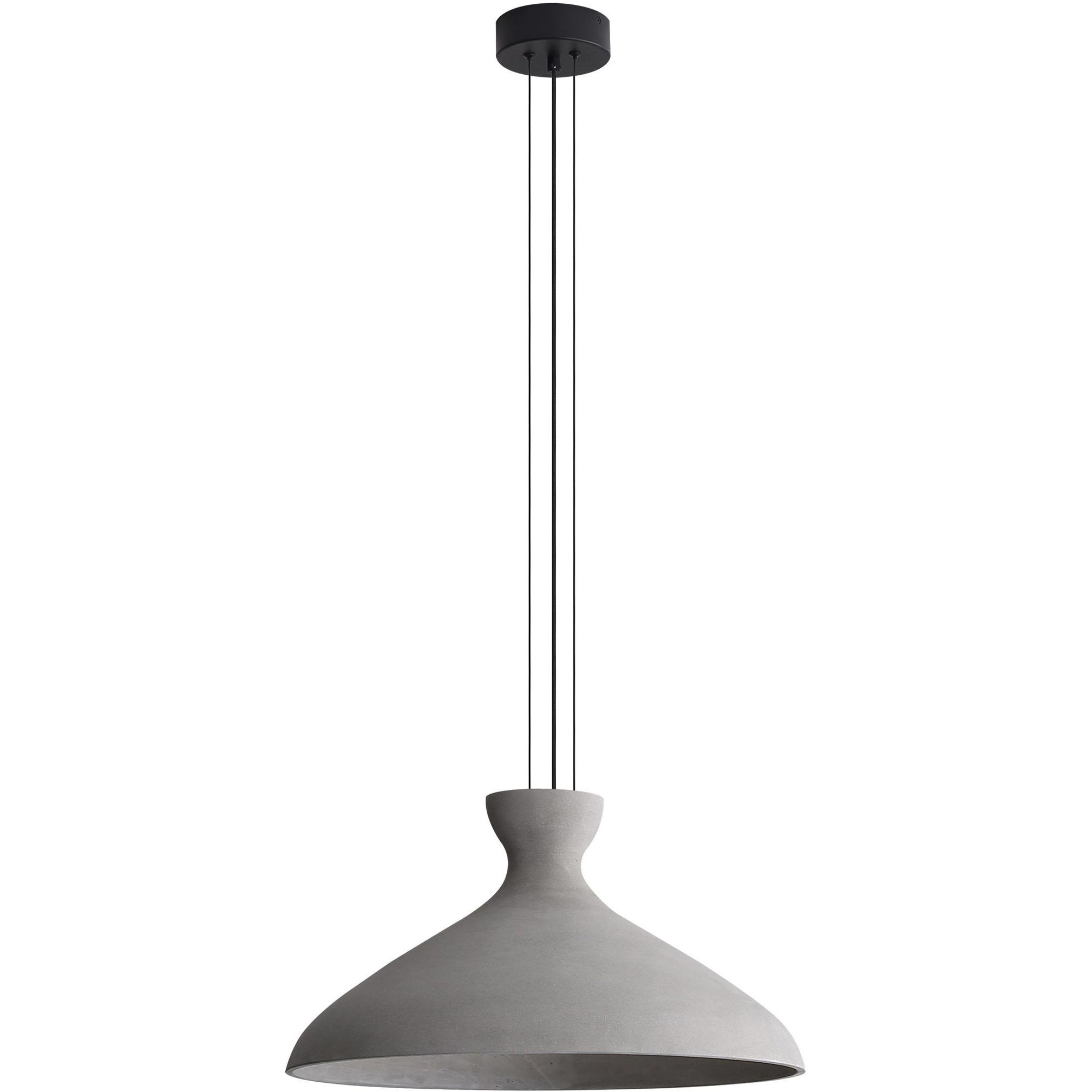 Aethera Pendant Ceiling Light in White Sandstone Cement