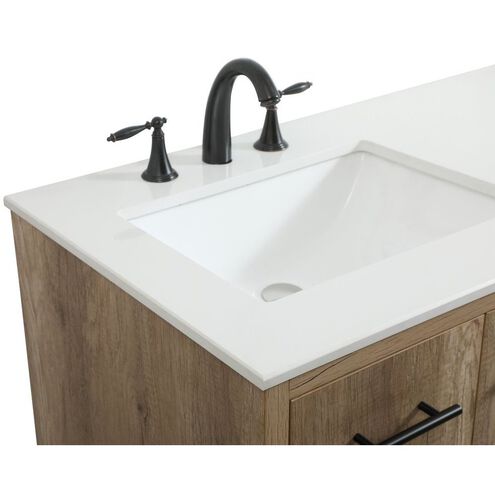 Cyrus 60 X 22 X 34 inch Natural Oak Vanity Sink Set